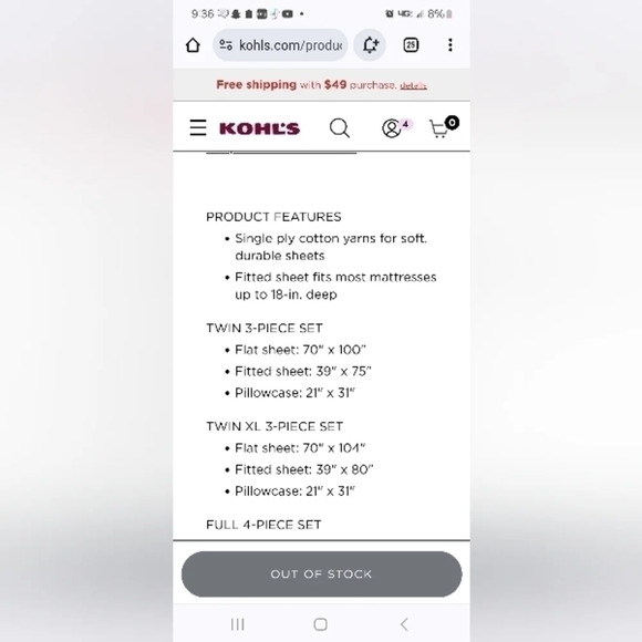 Point Haven Super Soft Flannel Twin Sheet Set Northwoods Bear Moose Deer Pattern - Picture 9 of 9